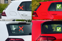 Volkswagen Golf 7/E-Golf 2012–2020 DPT spoiler (til GTI / R hatchback, ABS-plast) foto 6