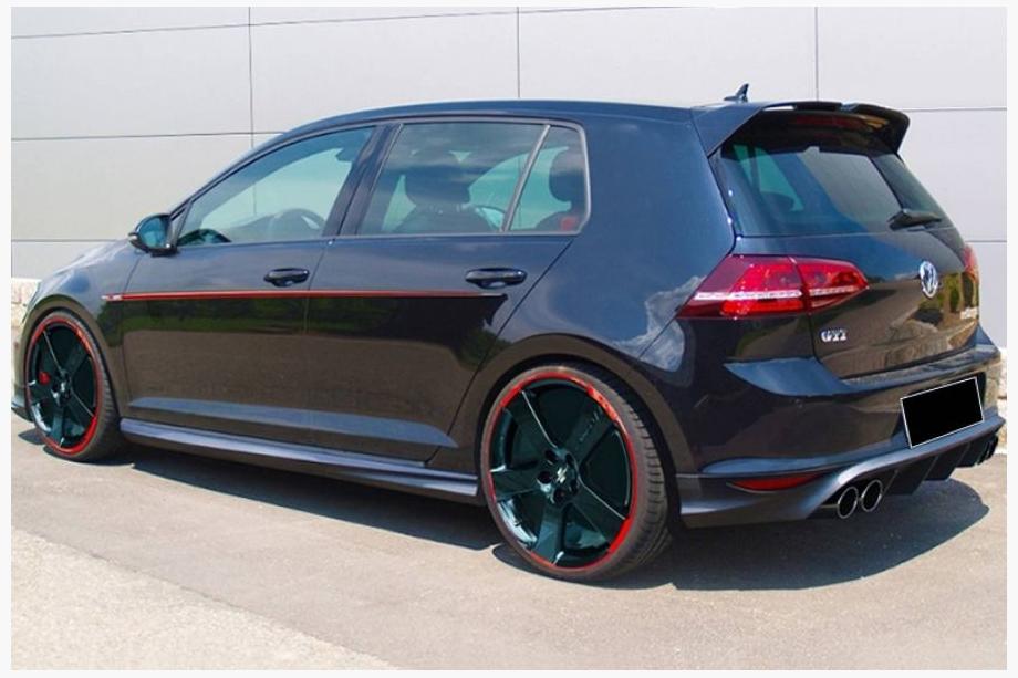 Volkswagen Golf 7/E-Golf 2012–2020 DPT spoiler (til GTI / R hatchback, ABS-plast) Image