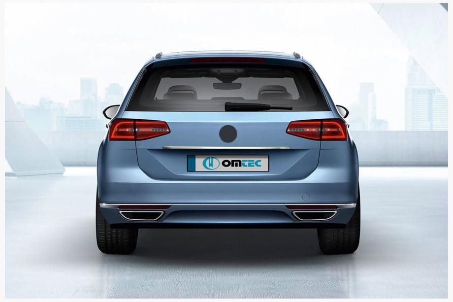 Volkswagen Passat B8 2015–2023 Liste over nummerplade i rustfrit stål SW (OmsaLine) Image