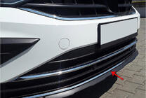 Volkswagen Tiguan 2016–2023 Beskyttelsesliste til forkofanger 2020+ (rustfrit stål) foto 1