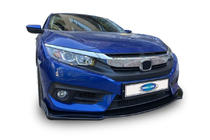 Honda Civic Sedan X 2016–2021 Frontlæbe LIP V3 (sort) foto 1