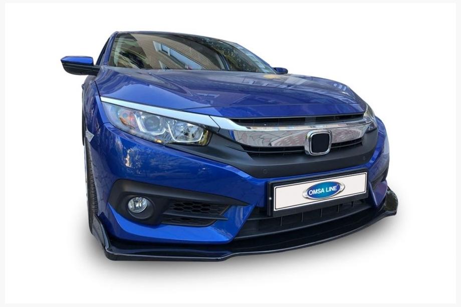 Honda Civic Sedan X 2016–2021 Frontlæbe LIP V3 (sort) Image