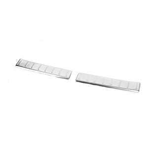 Bagagerumskantbeskytter i rustfrit stål, blank (2 stk.) foto 1