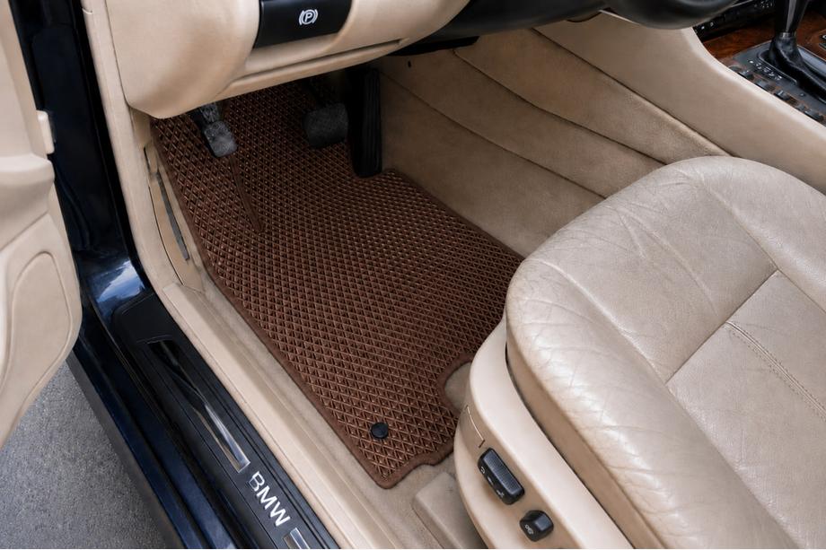 BMW 7-serie E38 1994–2001 Bilmåtter (EVA, brune) Image