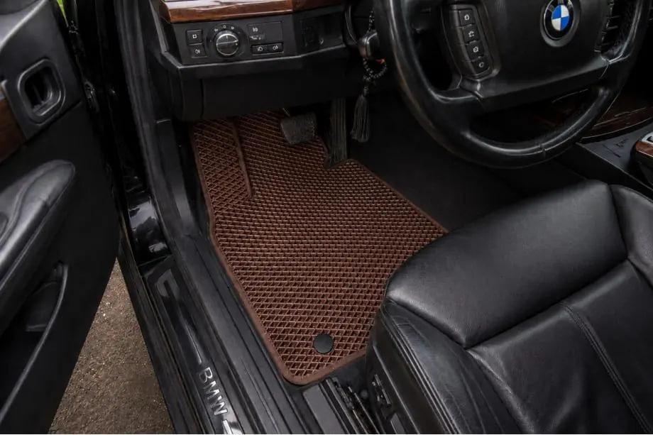 BMW 7-serie E65/66 2001–2008 Gulvmåtter E65 (EVA, brune) Image