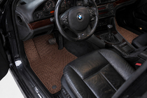 BMW 5-serie E39 1996–2003 EVA bilmåtter (brune) foto 1