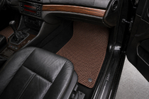 BMW 5-serie E39 1996–2003 EVA bilmåtter (brune) foto 2