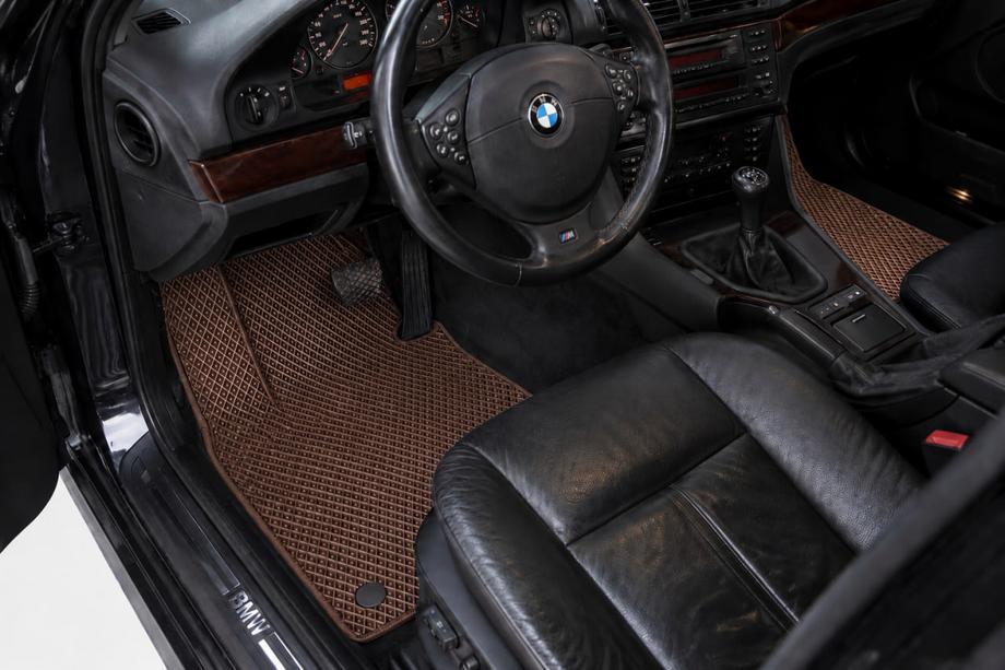 BMW 5-serie E39 1996–2003 EVA bilmåtter (brune) Image