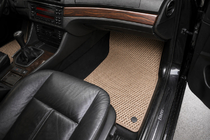 BMW 5-serie E39 1996–2003 EVA-bilmåtter (beige) foto 2