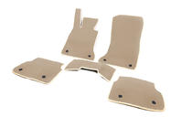 BMW 7-serie F01/F02 2008–2015 EVA gulvmåtter (til F02, beige) foto 2