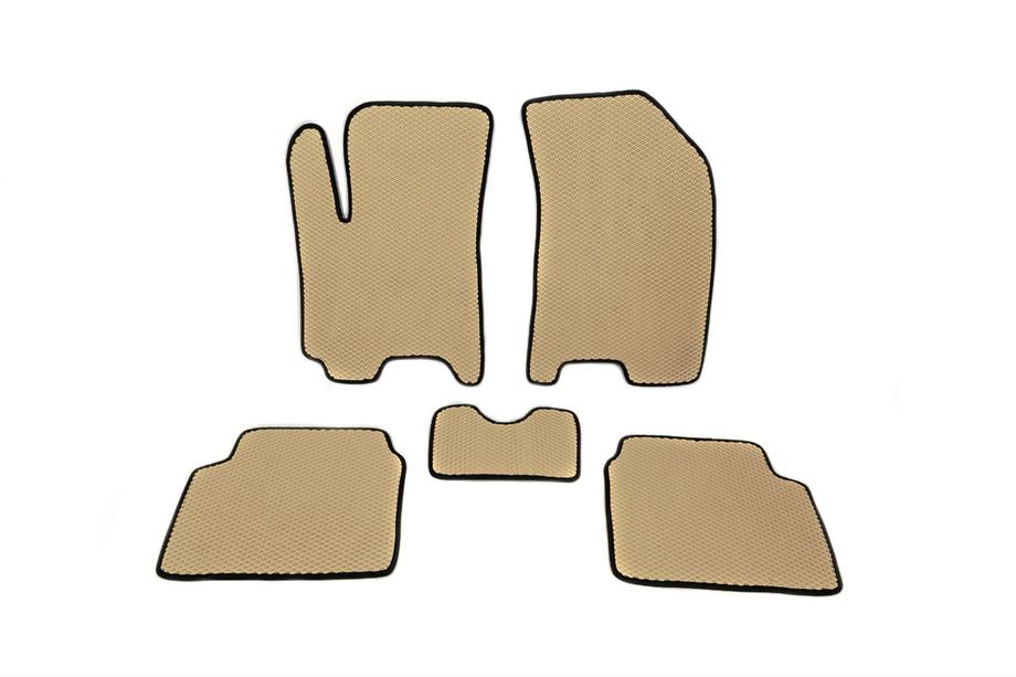 Chevrolet Aveo T200 2002–2008 EVA-bilmåtter (beige) Image