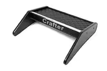 Volkswagen Crafter 2006–2016 Instrumentbordshylde (sort med sort syning) foto 1
