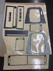 Audi A4 B6 2000–2004 Instrumentpanelbeklædning (8 dele, carbon) foto 1