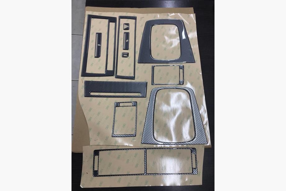Audi A4 B6 2000–2004 Instrumentpanelbeklædning (8 dele, carbon) Image