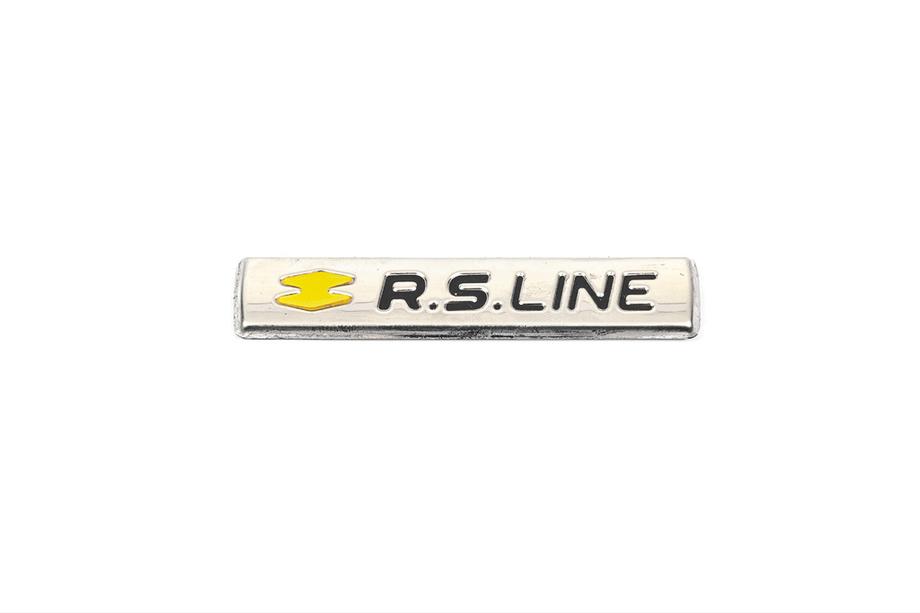 Renault Clio V 2019– RS bageste emblem (1 stk., rustfrit stål) Foto 1