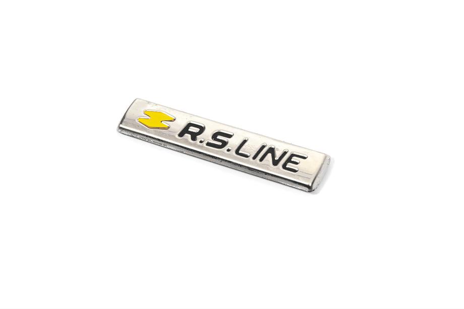 Renault Clio V 2019– RS bageste emblem (1 stk., rustfrit stål) Foto 2
