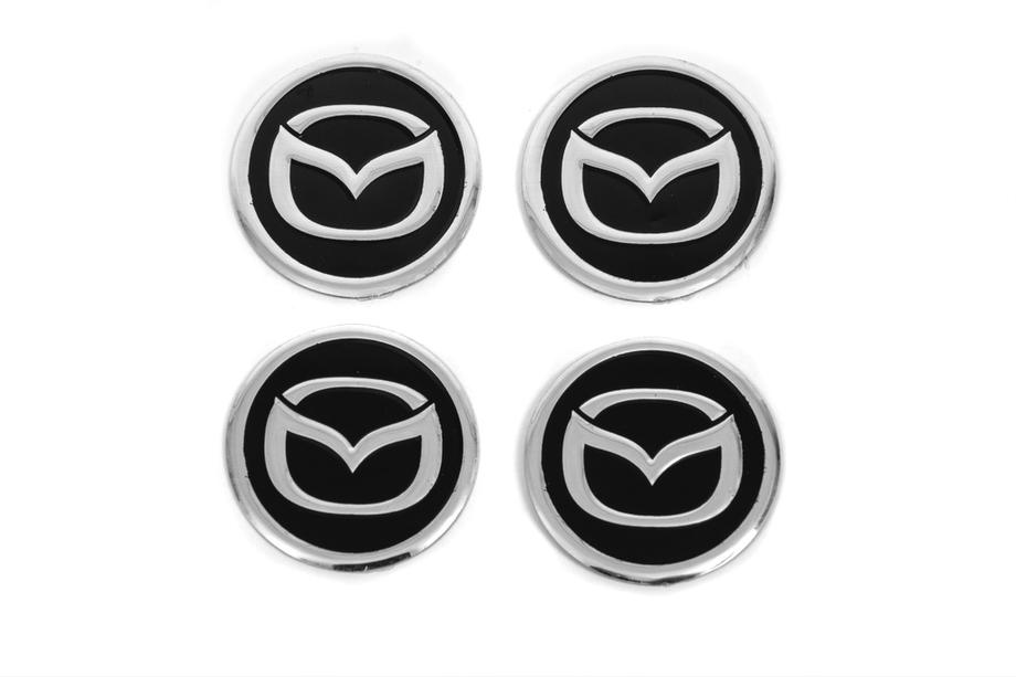 Mazda Klistermærker til navkapsler V1 60 mm (4 stk.) Foto 1