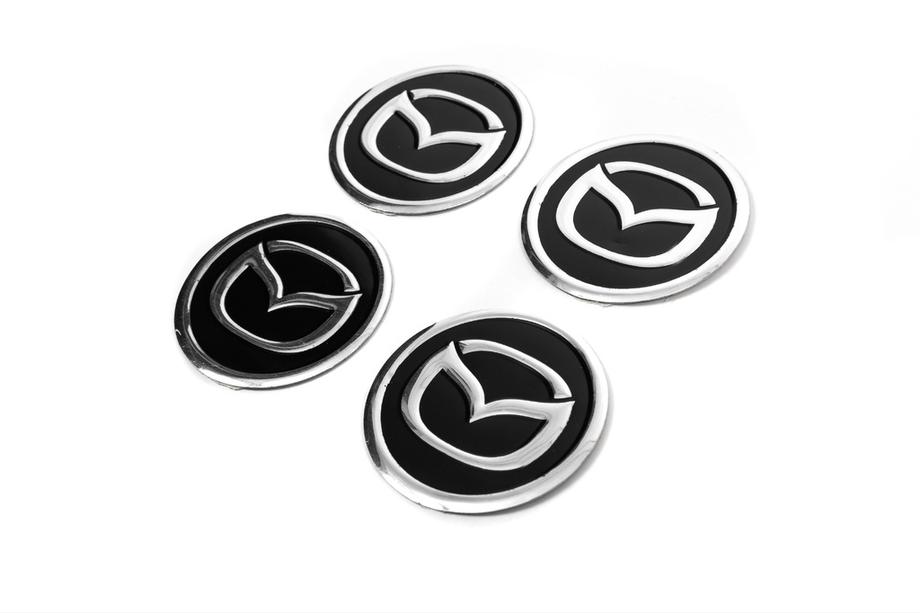 Mazda Klistermærker til navkapsler V1 60 mm (4 stk.) Foto 2