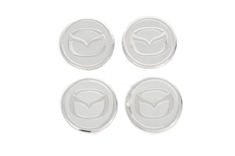 Mazda Klistermærker til hjulkapsler V2 60 mm (4 stk.) Foto 2