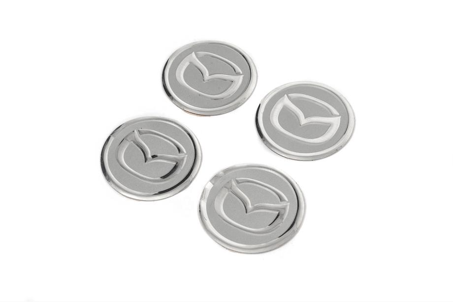 Mazda Klistermærker til hjulkapsler V2 60 mm (4 stk.) Foto 1