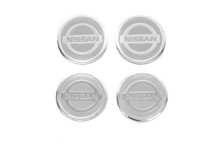 Nissan Klistermærker til hjulkapsler V2 60 mm (4 stk.) Image