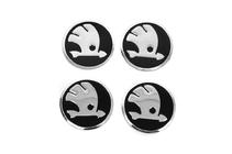 Skoda Klistermærker til navkapsler V1 60 mm (4 stk.) foto 1