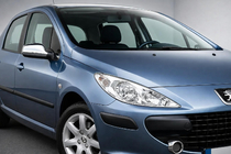 Peugeot 307 2001–2008 Krom spejlkapper (2 stk., plast) foto 1