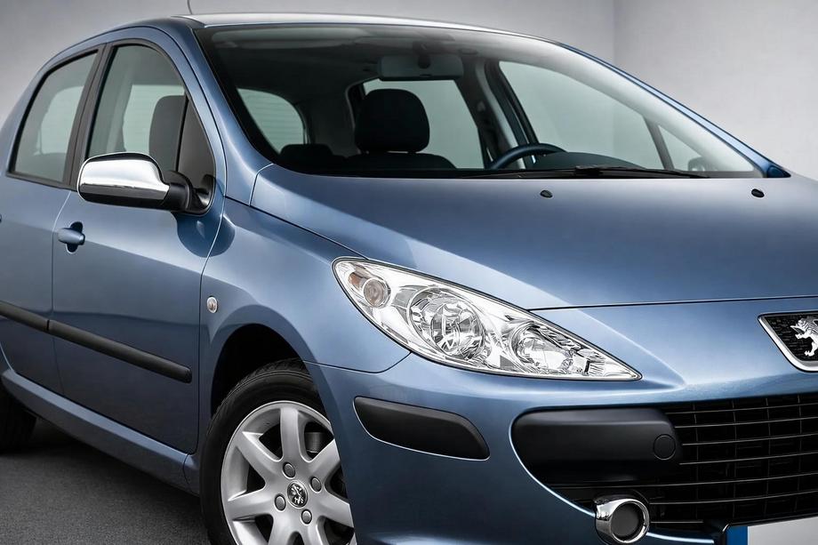 Peugeot 307 2001–2008 Krom spejlkapper (2 stk., plast) Image