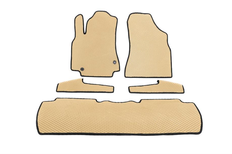Citroen Berlingo 2008–2018 EVA-bilmåtter (beige) For + bag (3 stk.) Foto 2
