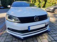 Volkswagen Jetta 2011–2018 Lip frontlæbe til for kofanger (2010-2018, blank sort) foto 8