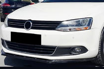 Volkswagen Jetta 2011–2018 Lip frontlæbe til for kofanger (2010-2018, blank sort) foto 3