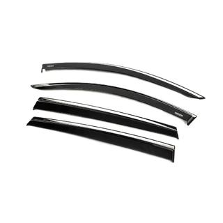 Vindafvisere med kromliste (4 stk., Niken) Hyundai Santa Fe 4 2018–2023 foto 2