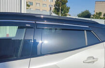 Peugeot 2008 2019– Vindafvisere med kromliste (4 stk., Niken) foto 2