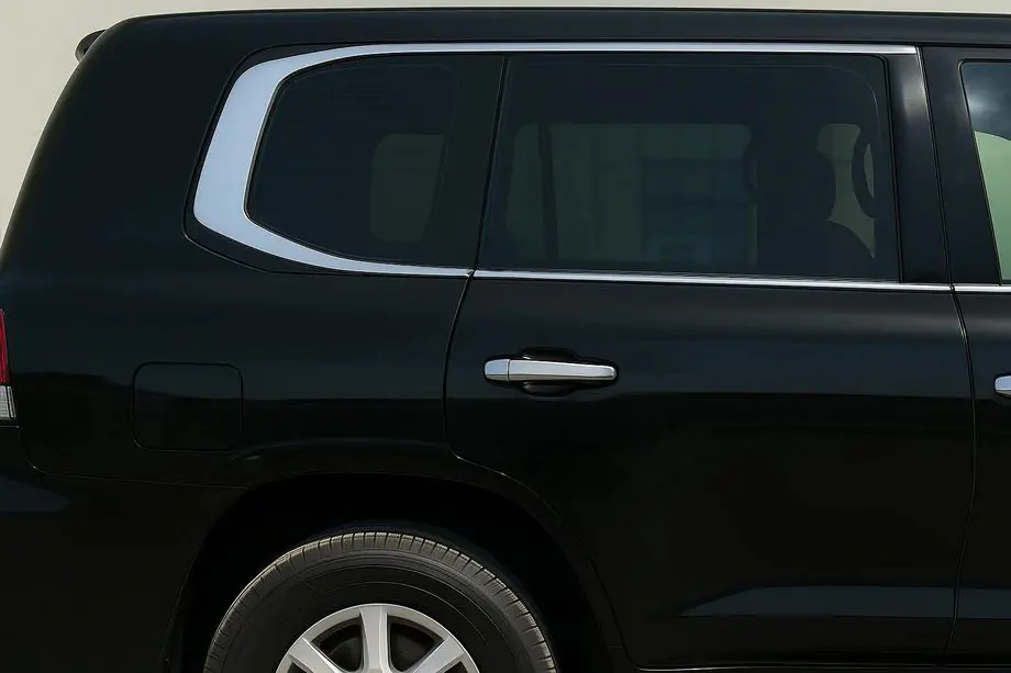 Toyota Land Cruiser 200 2007–2021 Krom vindueslister design LC300 (rustfrit stål) Foto 1