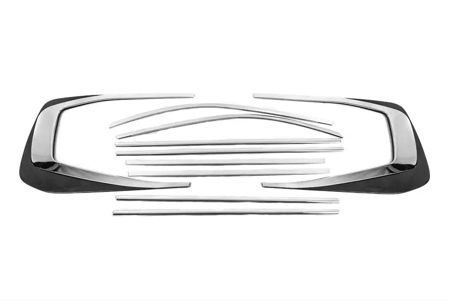 Toyota Land Cruiser 200 2007–2021 Krom vindueslister design LC300 (rustfrit stål) Foto 3