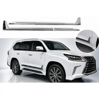 F-Sport dørlister hvid+krom (sæt 4 stk., ABS)