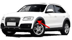 Audi Q5 2008–2017 Premium stænklapper (4 stk., med brede hjulkasseudvidere) foto 3