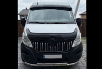 Renault Master 2011–2023 Forrudedeflektor V2 (blank sort, 5 mm) foto 5