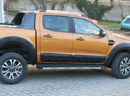 Ford Ranger 2011–2022 EuroCap dørpanel-lister (4 stk., ABS) foto 3