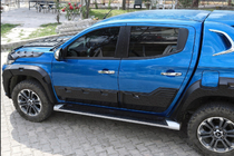 Fiat Fullback 2016– Dørlister EuroCap (6 stk., ABS) foto 3