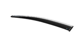 Ford Focus III 2011–2017 Vindafviser til førerside med krom (1 stk., Sunplex Chrome) foto 2