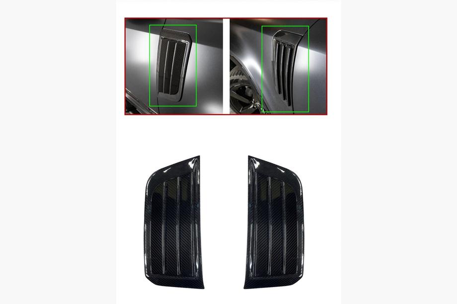 Land Rover Defender 2019– Carbon dæksler til skærmventilationsgitre (2 stk.) Image
