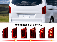 Mercedes Vito/V-klasse W447 2014– Dragon baglygter (til Vito, 2 stk) foto 1