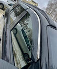 Hyundai Santa Fe 2 2006–2012 Vindafvisere med kromliste (4 stk., Niken) foto 4