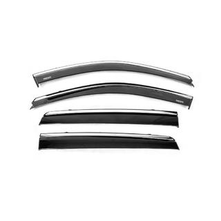 Vindafvisere med kromliste (4 stk., Niken) Hyundai Santa Fe 2 2006–2012 foto 2