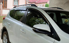 Toyota Rav 4 2013–2018 Vindafvisere med kromliste (4 stk., Niken) foto 4