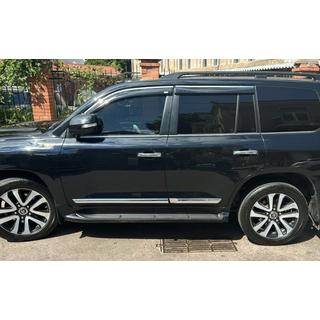 Vindafvisere med kromliste (4 stk., Niken) Toyota Land Cruiser 200 2007–2021 foto 2