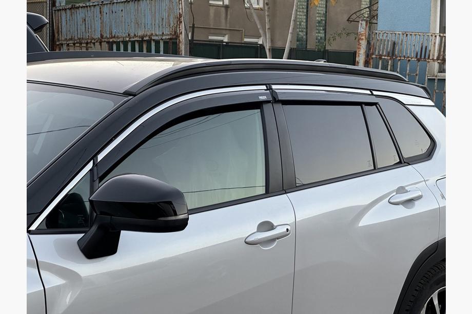 Toyota Corolla Cross 2020– Vindafvisere med kromliste (4 stk., Niken) Image