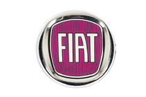 Fiat Emblem (rød V2, selvklæbende) 120 mm foto 1