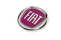 Fiat Emblem (rød V2, selvklæbende) 120 mm foto 2